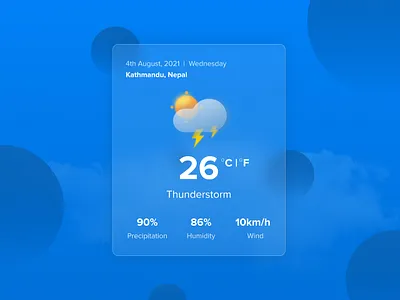 Glass Morphism - Weather Update glass morphism graphic design ui weather update