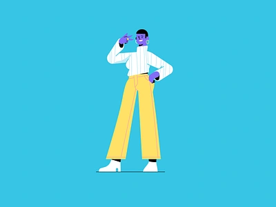 Strike a pose character human illustration patswerk pose vector woman