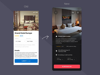 Hotel Checkin / Checkout page design app booking checkin checkout colorfull darktheme design glasseffect hotel icon illustration mobile