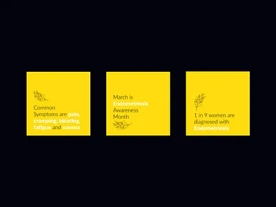 Endo Awareness Campaign branding design digital design ecommerce graphic design shopify typography web design