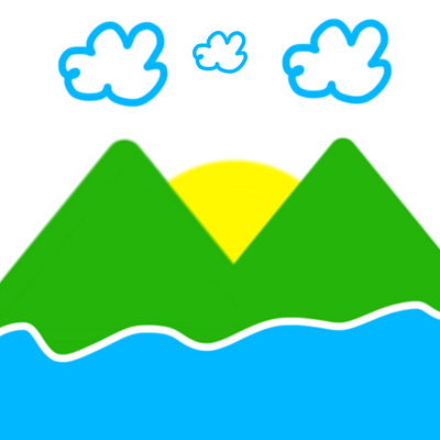 Childhood Nature design illustration