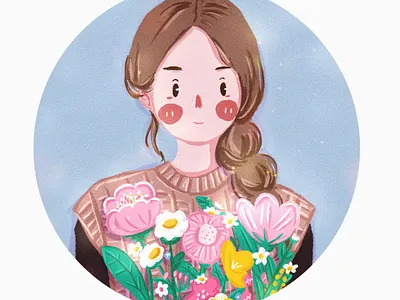 手绘头像 design design draw illustration illustration art banner design illustration design