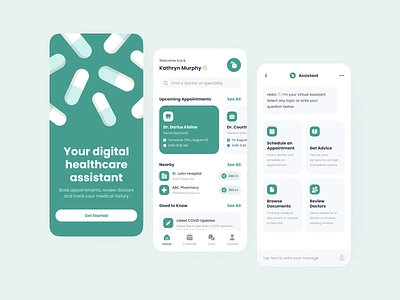 Healthcare Patient Engagement Platform app appiontment chat chatbot doctor healthcare healthcare design medical medical app medical design mobile patient telehealth design ui ux