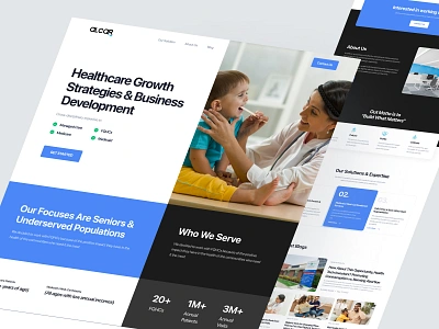 Healthcare Landing Page Design business design development doctor health healthcare homepage landing landing page medical swansea tinthumb ui wales web web design web site