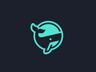 RankMyWallet Logo animal bitcoin brand cardano crypto design ethereum fish identity logo mark sea swim symbol wallet web3 whale