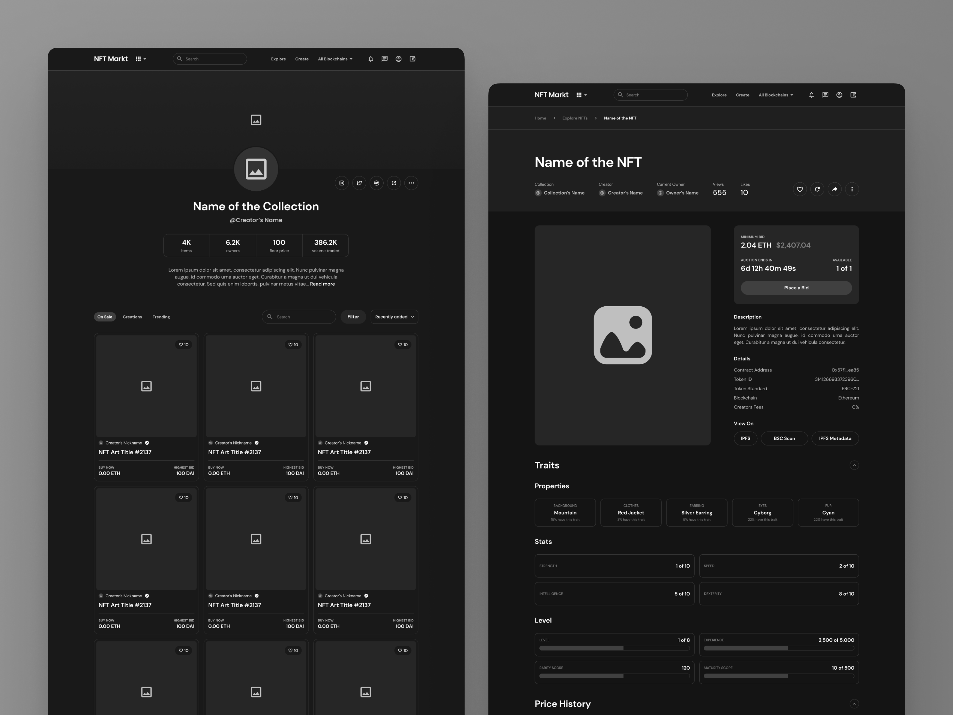 Example of UX Wireframing & Prototyping