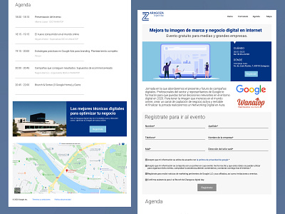 Landing Zaragoza digital day branding design logo ui ux vector