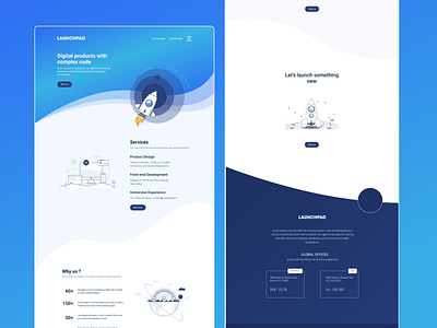 Launchpad design ui ux