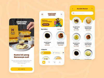 Surabi Duren Bang Kumis Mobile App delivery app food food app food delivery food delivery app food mobile app food website kfc app mcdonalds app mobile app pancake pancake app restaurant restaurant app ui ui ix user experience user interface ux