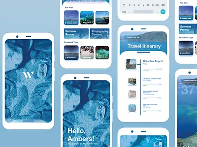 Travel Mobile Interface "Wisatakita" design graphic design mobile app travel app ui ux