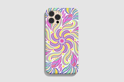 Mobile Cover design illustration