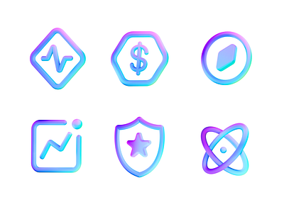 3D Icons for Lightlytics 3d 3d icons branding cloud features graphic design illustration illustrations ui web design