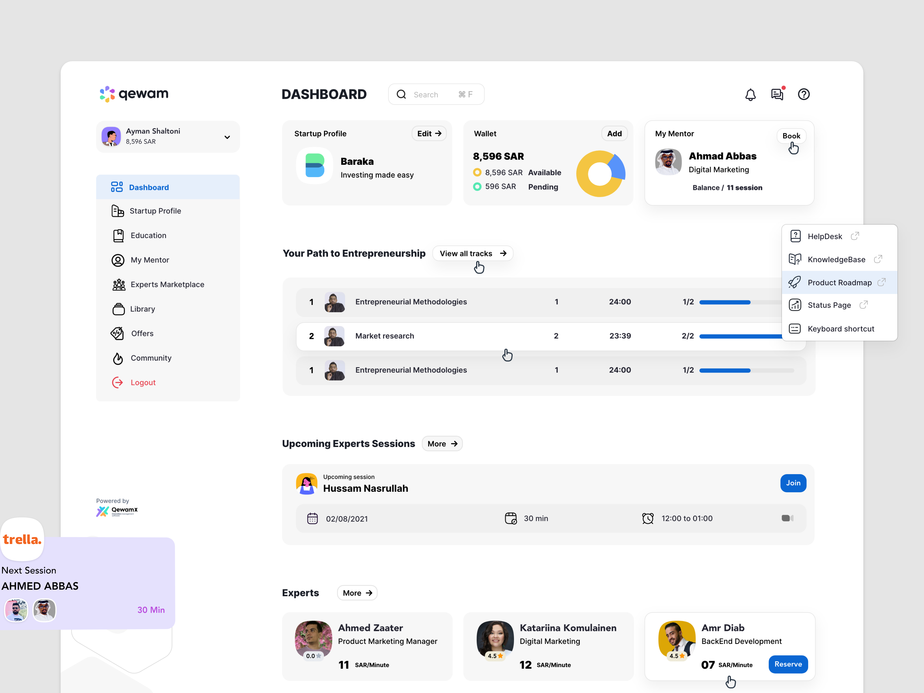 Example of Custom Framer Landing Page Design