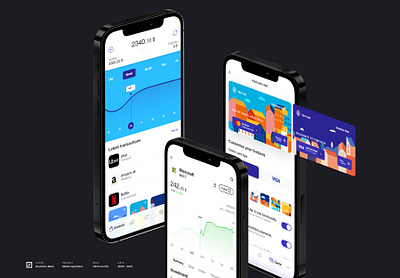 Deutsche Bank - Digital Wallet adobe xd crypto design deutschebank digital illustration krs krsdesign payments ui uidesign user center design ux wallet