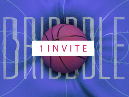1 Dribbble Invite 1 invite animation branding design dribbble invite graphic design illustration invite join dribbble krishaweb logo motion graphics ui ux vector welcome to dribbble