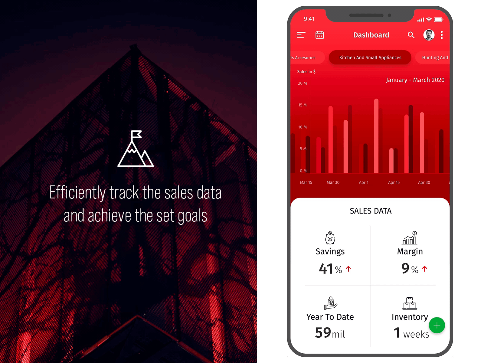 Track Sales Data animation app design conceptual design contemporary design interaction mobile prototype sales sales target ui ui design ux visual design