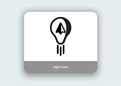 Light Icon advance brain brainstorming branding design health icon illustration innovation light light bulb logo startup technology vector