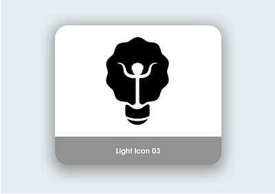 Light Icon advance brain brainstorming branding bulb creative design icon illustration light logo technology vector