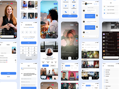 Social Media App Design | Figma | UIUX adobexd appdesign figma socialmediapp design ui uidesign ux uxdesign