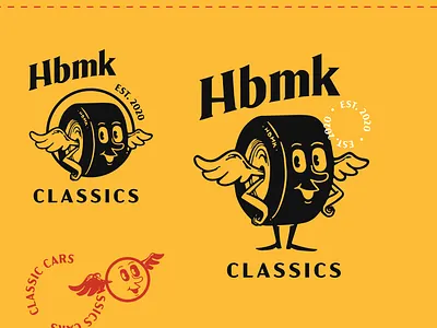 Car garage Logo adobe car character classic cars garage illustration illustrator logo tire