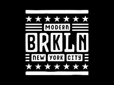 Brooklyn print. branding brooklyn design dirty emblem grunge hand drawn illustration new york city nyc poster print urban vector vintage