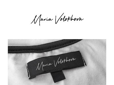 Maria Volokhova Clothing Brand design logo