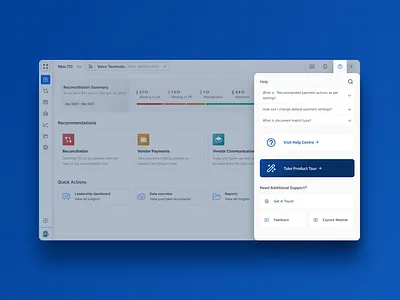 MaxITC | Help Section faq help modal tips ui