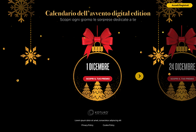 Digital advent calendar christmas code design digital calendar figma gift ui video website