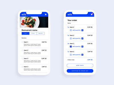 Food order design ui ux