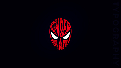 Spiderman Typography art branding design graphic design illustration logo