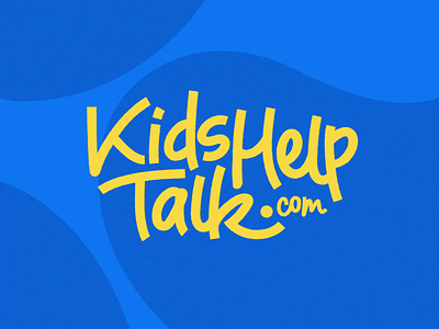 Kids Help Talk animation blue brand identity charity corporate identity early learning handwritten illustration kids education language learning lettering logo design madeinwebflow nocode online classes redis web design web development webflow yellow