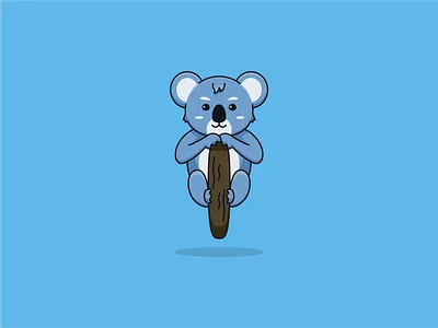 Koala animal animal character character character design desain design illustration koala vector