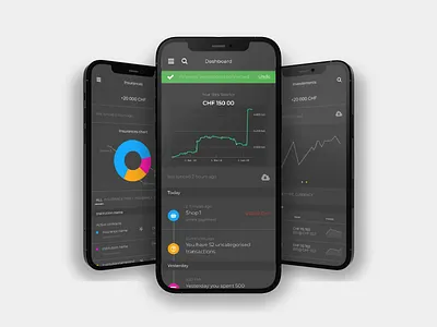 Fintech Mobile App Design UX/UI mockups animation app app design bank app banking dashboard design finance fintech information architecture interface design mobile app motion graphics stocks ui