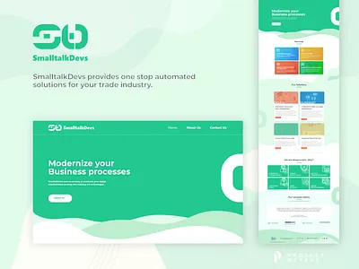 SmalltalkDevs - Website Interface Design illustration interfacedesign ui ui ux webdesign