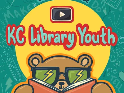 KC Library Youth YouTube Design childrens art digital design graphic design procreate