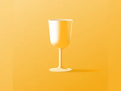 Wine Glass in Figma 3d 3d illustrations animation figma graphic design icons illustration ui