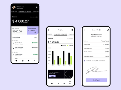 Banking App android desing app banking app design financial app interface ios design mobile application design ui uiux user inteface ux