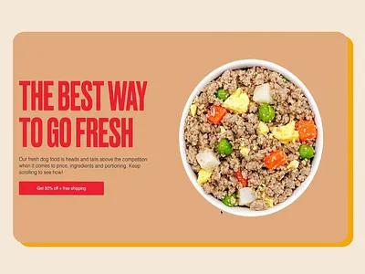 Nom Nom Landing Page advertising branding design illustration landing page meta motion graphics typography ui video