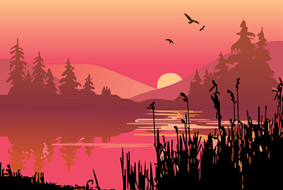Nature illustration illustration nature vector
