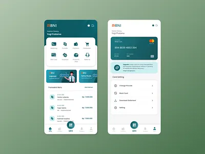 BNI Apps Mobile Banking Redesign app ui apple bni design figma mobile app design mobile banking ui ui ux web design