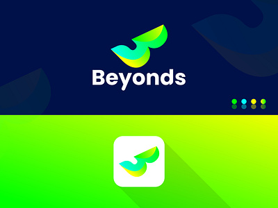 Modern Letter "B" Logo Design 3d animation branding design flat graphic design illustration logo motion graphics ui