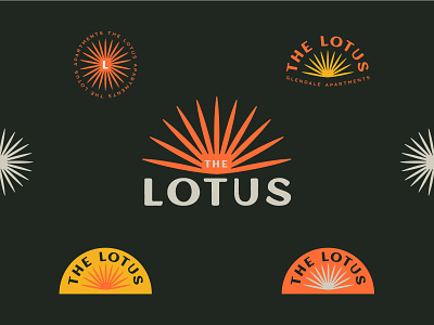 The Lotus agave arizona badge brand identity branding cactus desert design illustration logo southwest typography vector