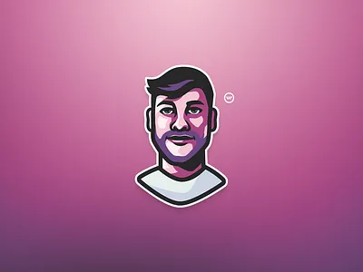 WEBB Face Mascot Logo 100t design facemascot illustration illustrator logo mascot logo mascotlogo