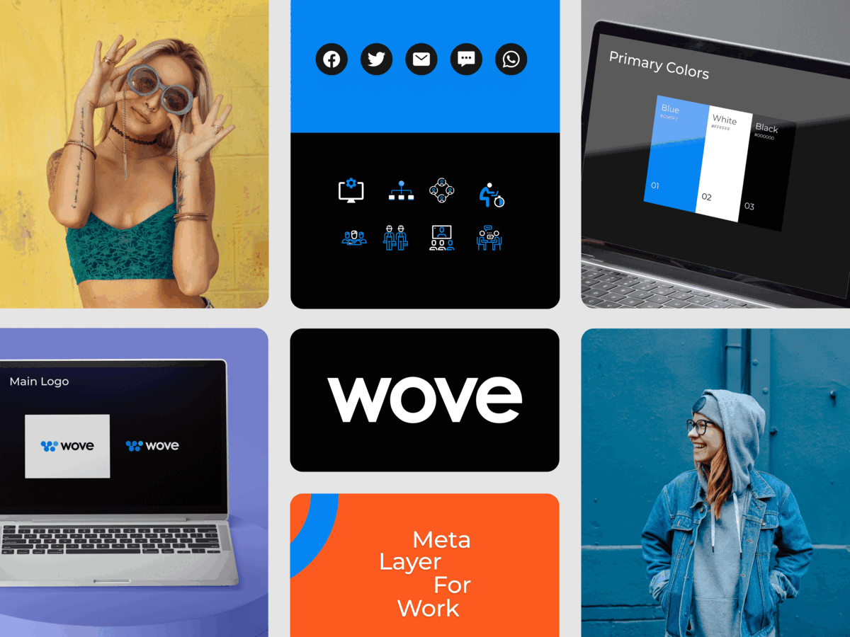Wove - Brand Identity accessibility brand identity branding colors design graphic design logo product software typography ui ux website
