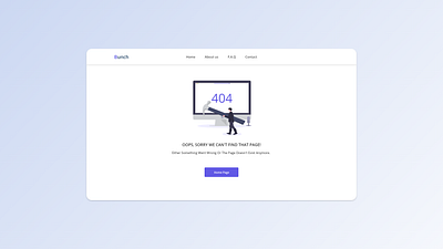 008 Daily UI - 404 Page 404 page dailyui error ui