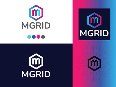 M letter logo, M letter mark, MGRID logo brand design brand identity branding brandmark business logo company logo custom logo graphic design grid logo illustration lettermark logo logo designer logo maker logodesign m letter m letter logo monogram typography wordmark logo