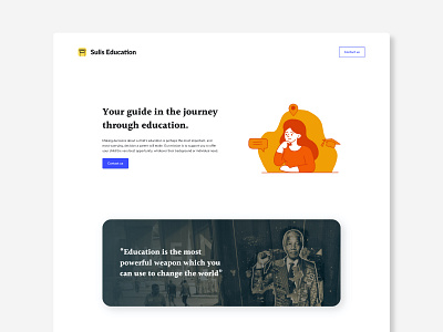 Website design for Sulis Education design header illustration illustration landing page vector illustration web design website website design wordpress