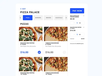 Stadium Kiosk design ui ux