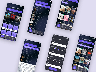 Playlist Finder App app appdesign appidea design iosdesign music musicplayer playlist ui userinterface ux