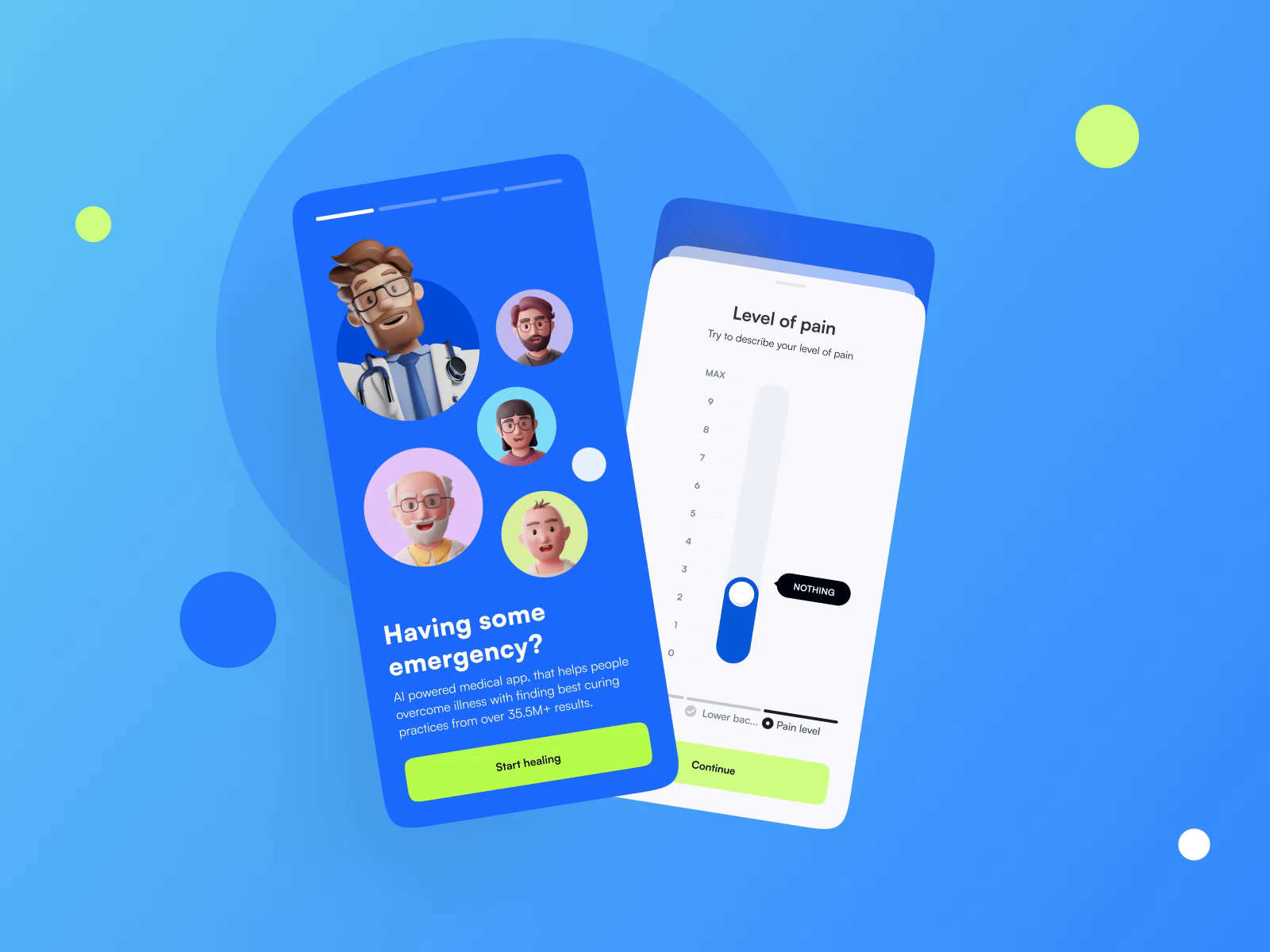 Cure AI - AI Powered Healing App by Atuka for akey.today on Dribbble